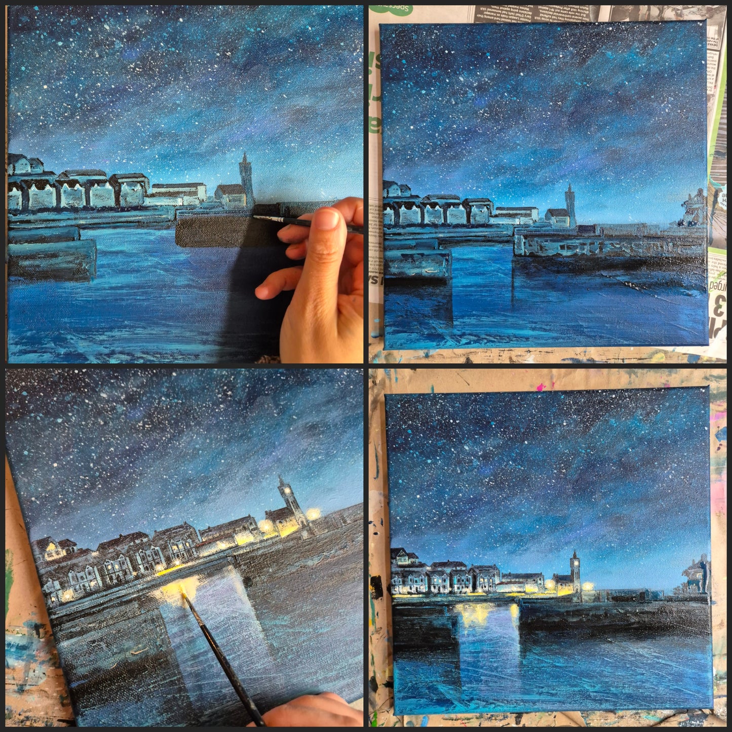 Stillness of Porthleven Original Art