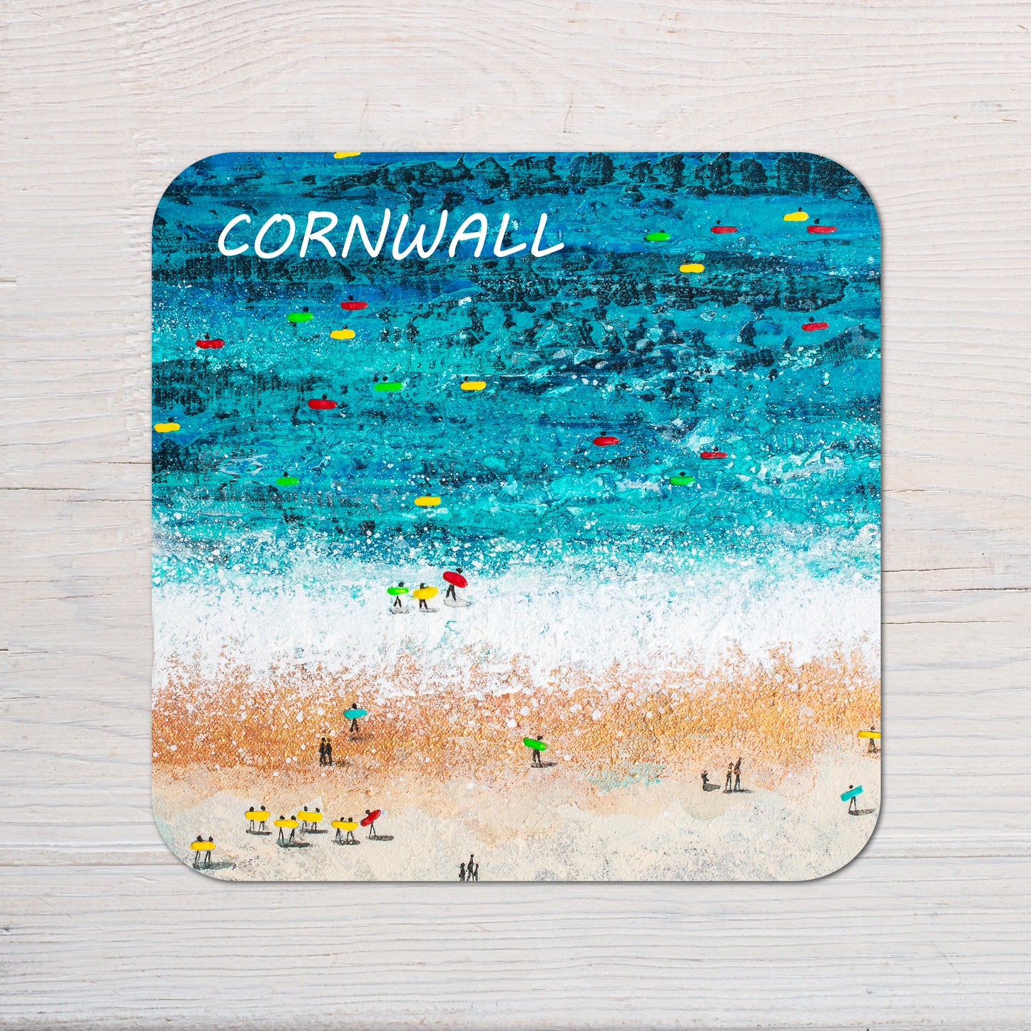 Cornwall Beachscape Coaster