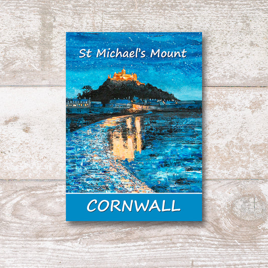 Evening at St Michael's Mount Postcard