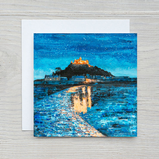 Evening at St Michael's Mount Greeting Card