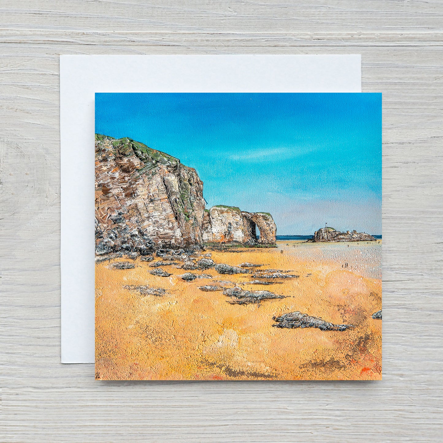 Perranporth Beach Greeting Card