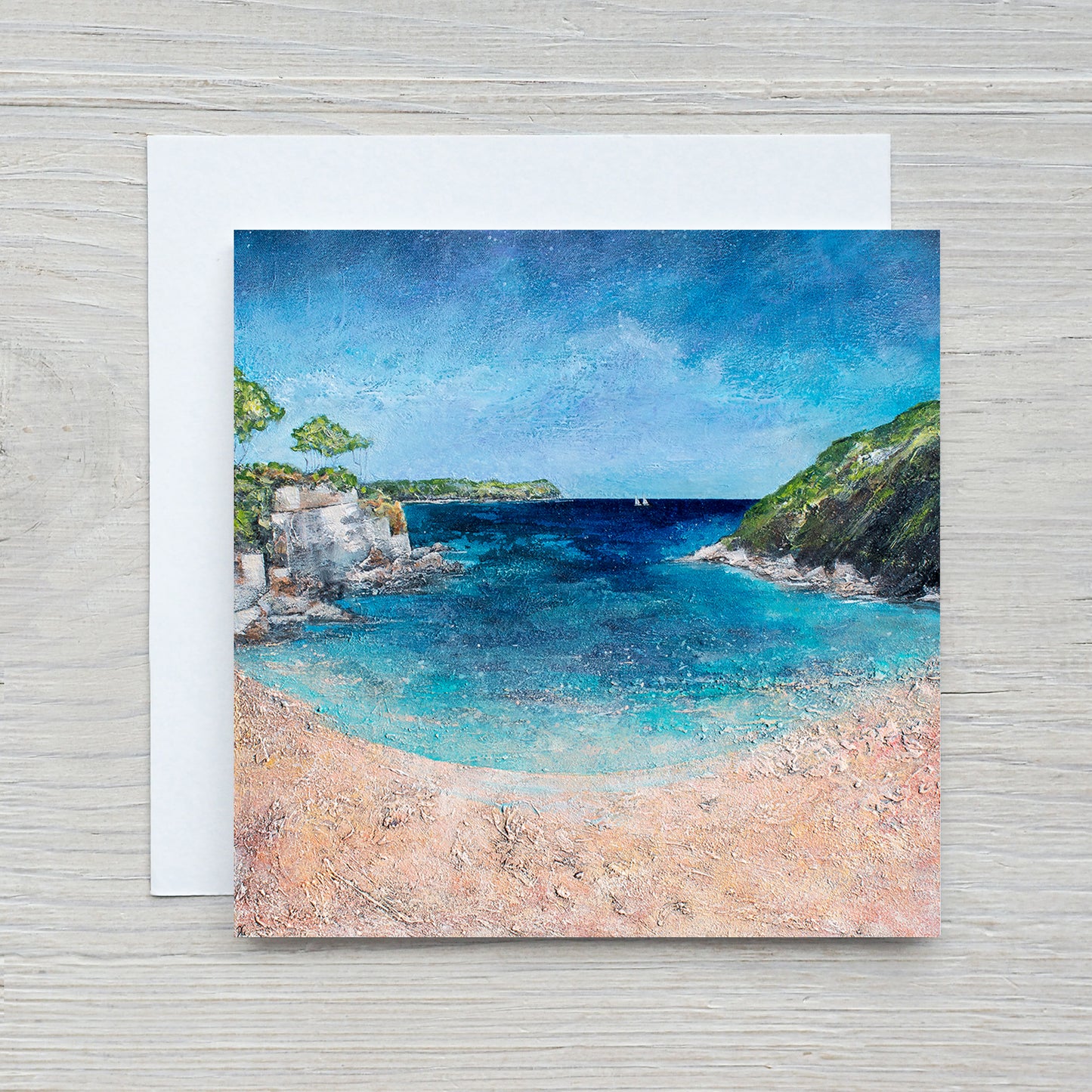 Readymoney Beach Greeting Card