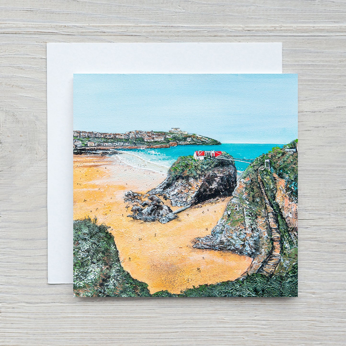 The Island Newquay Greeting Card