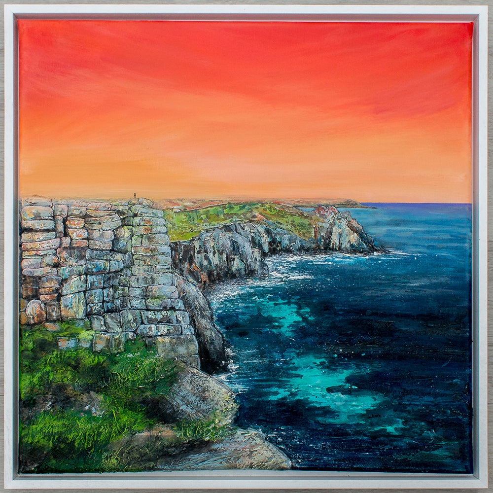 Land's End Sunset Original Art