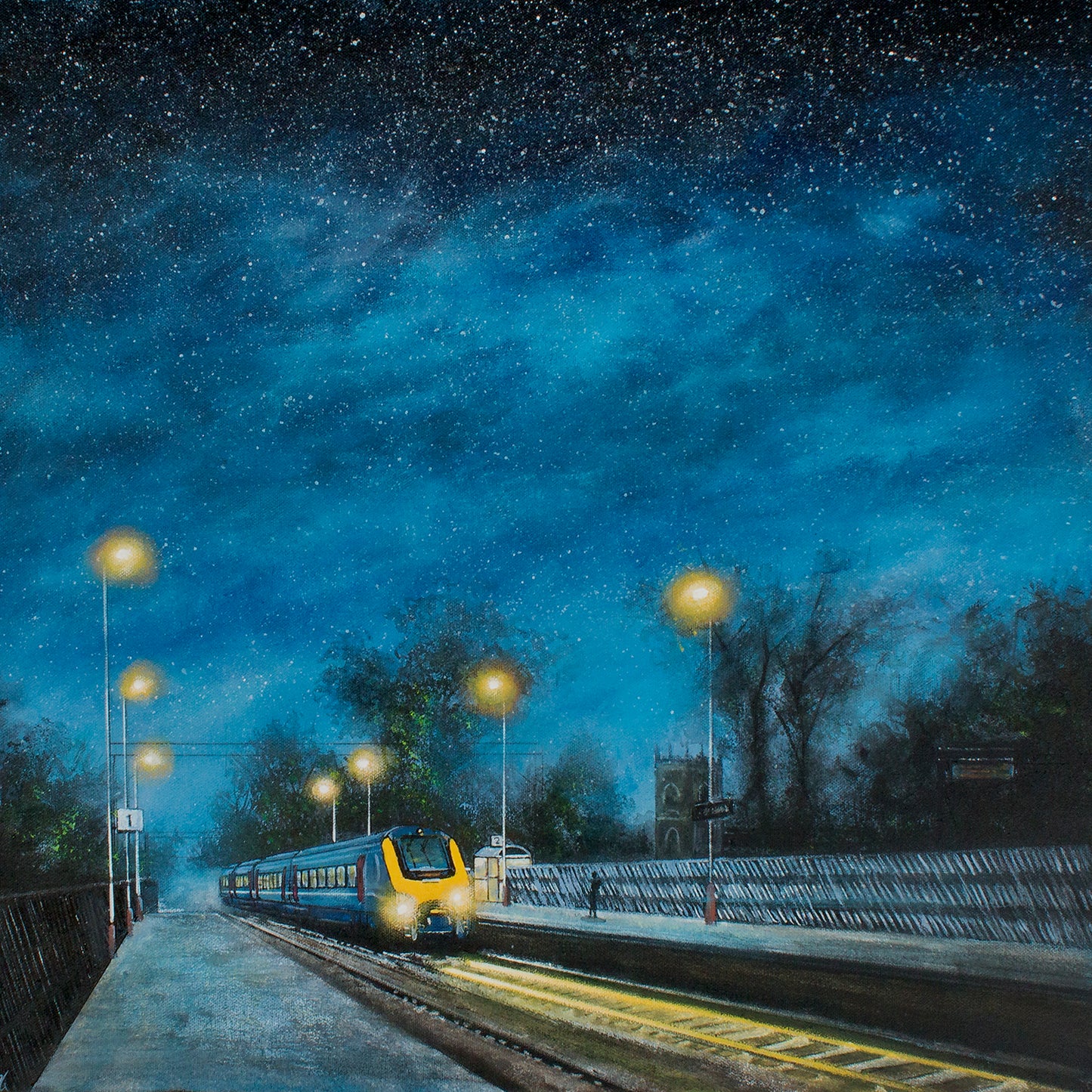 Last Train Home Greeting Card