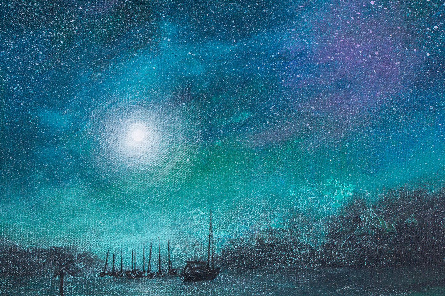 Moonmist Over The Gannel Original Art
