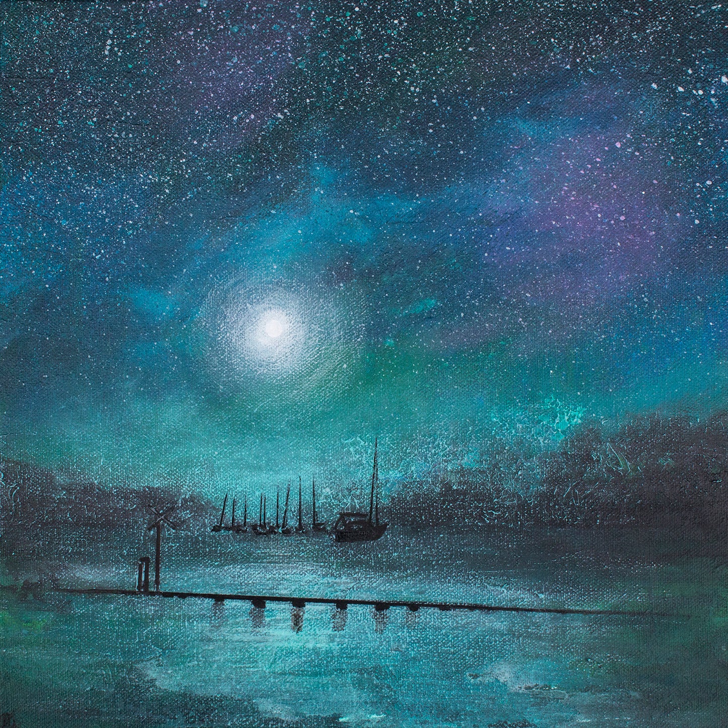 Moonmist Over The Gannel Original Art