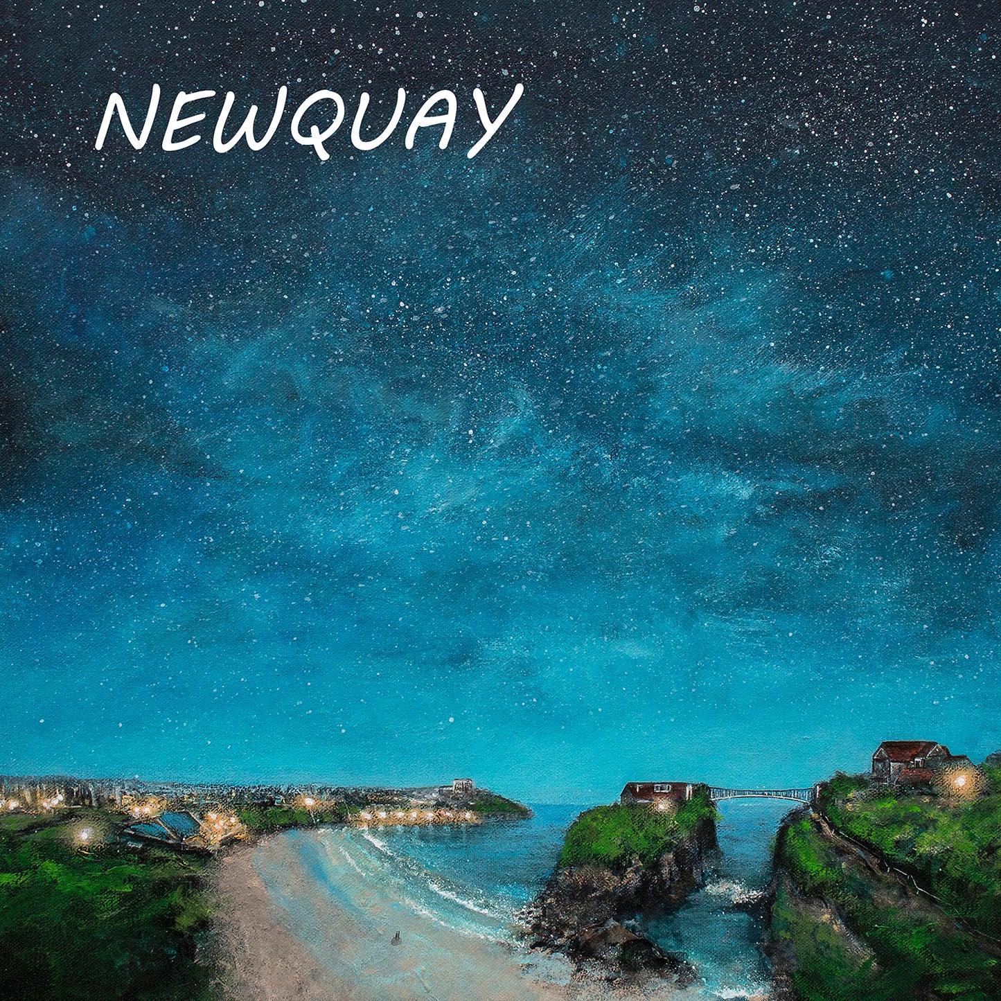 Stargazing from the Beach, Newquay Magnet