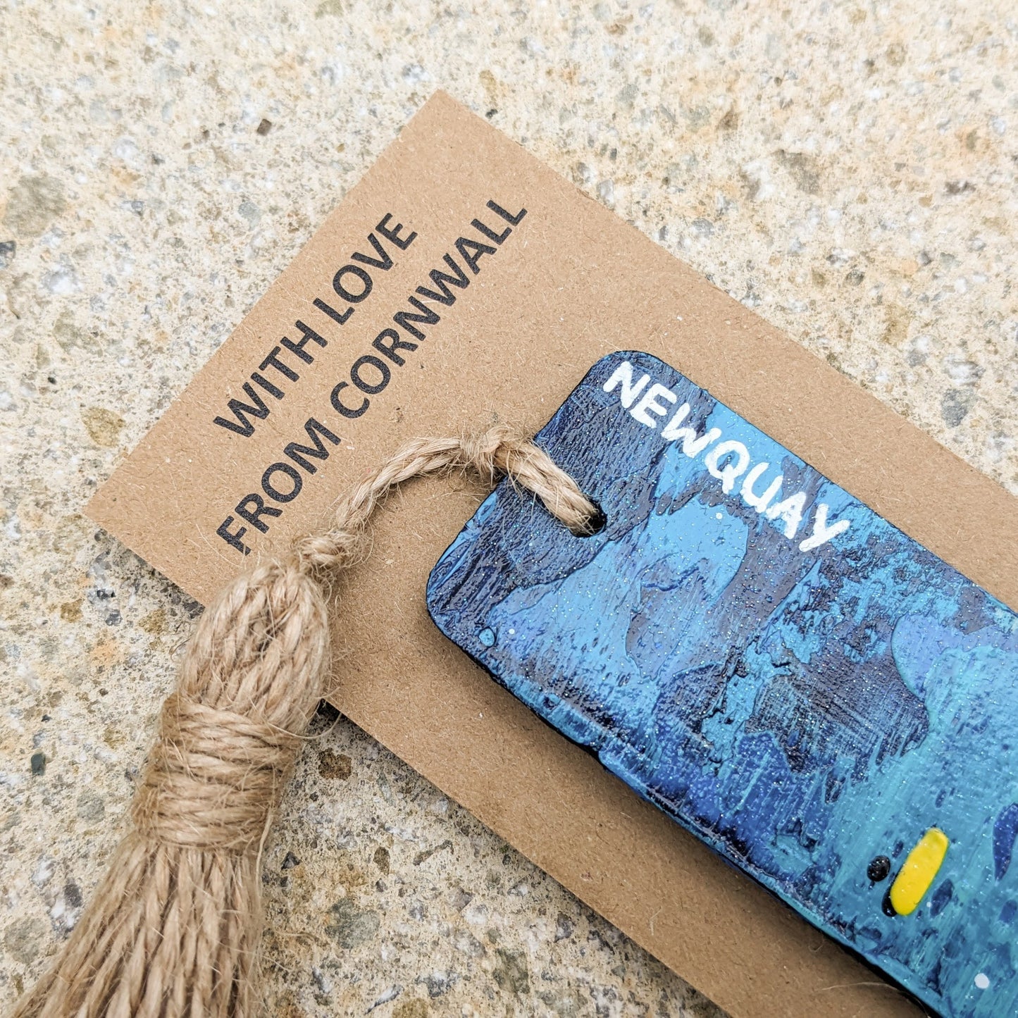 Hand Painted Bookmark - Newquay