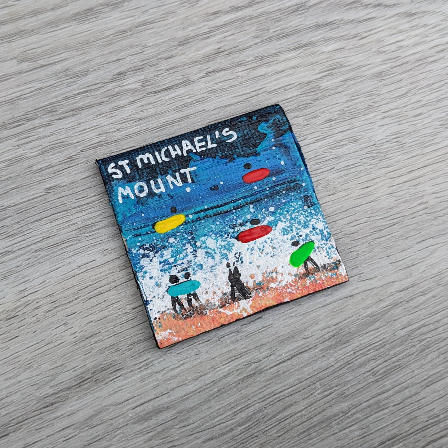 Hand Painted Fridge Magnet - St Michael's Mount