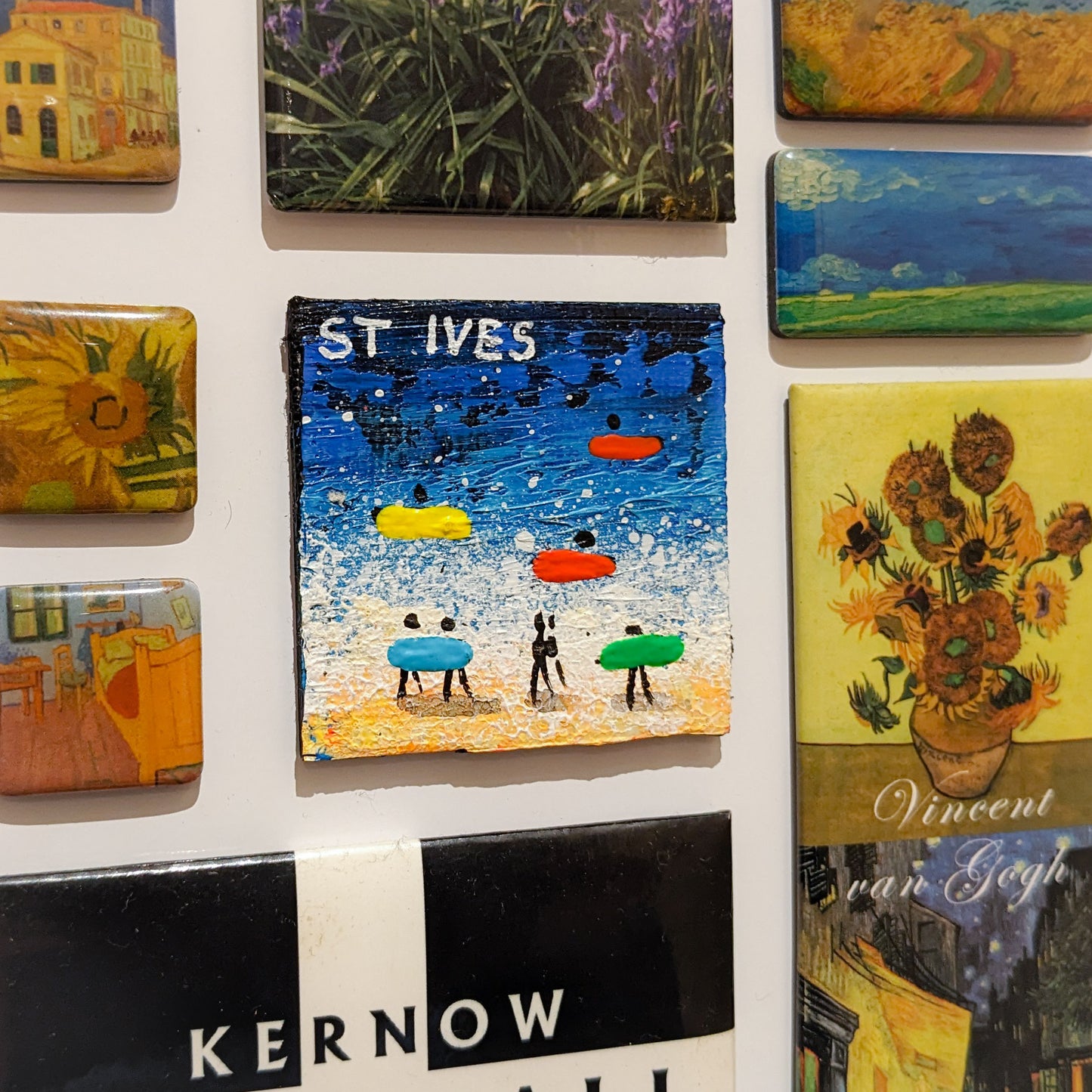 Hand Painted Fridge Magnet - St Ives