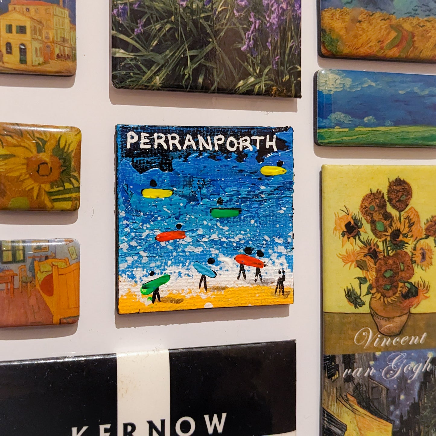 Hand Painted Fridge Magnet - Perranporth