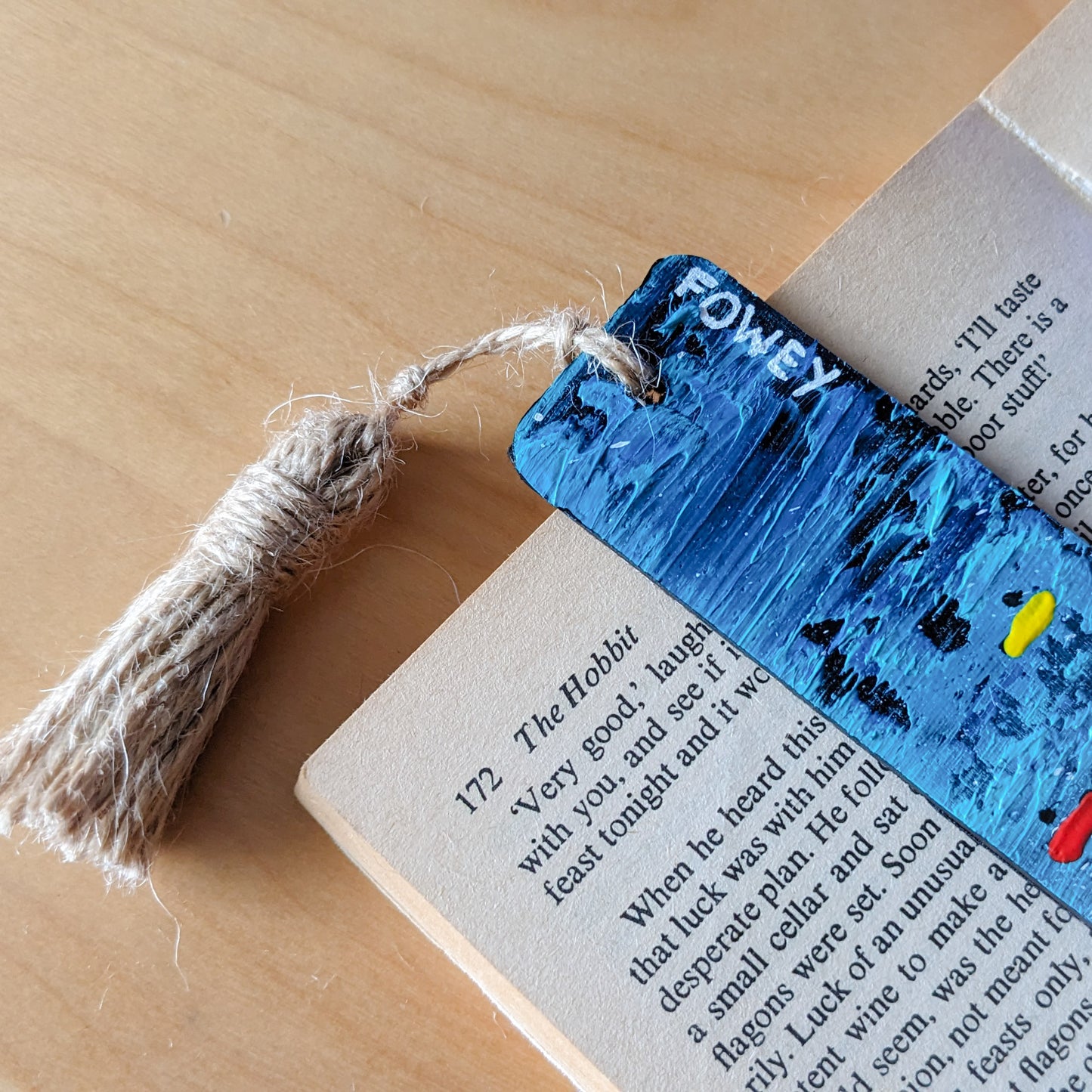Hand Painted Bookmark - Fowey