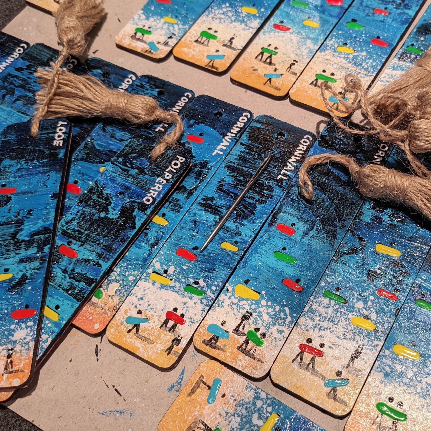 Hand Painted Bookmark - Customise Text