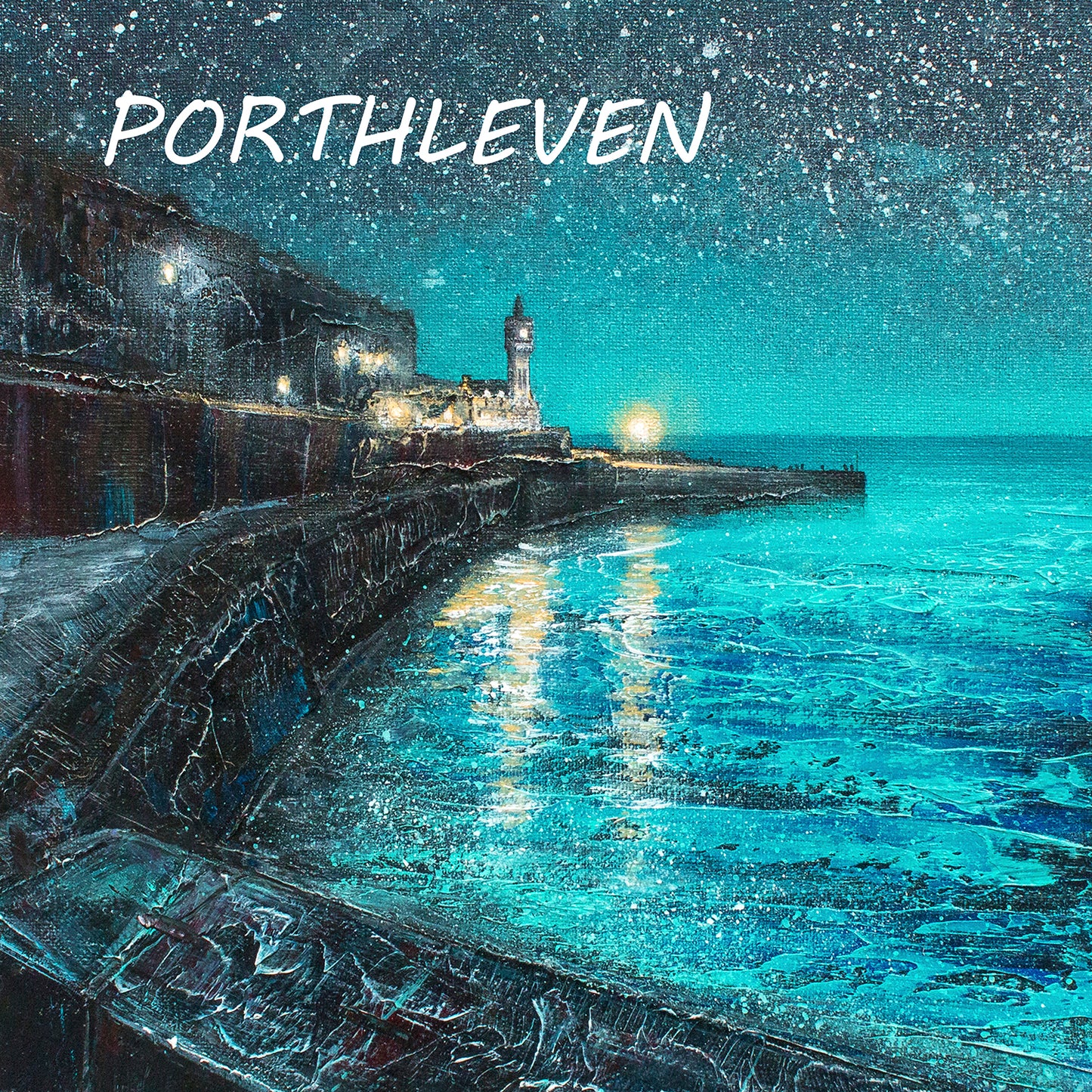 Evening Harbour Stroll, Porthleven Magnet