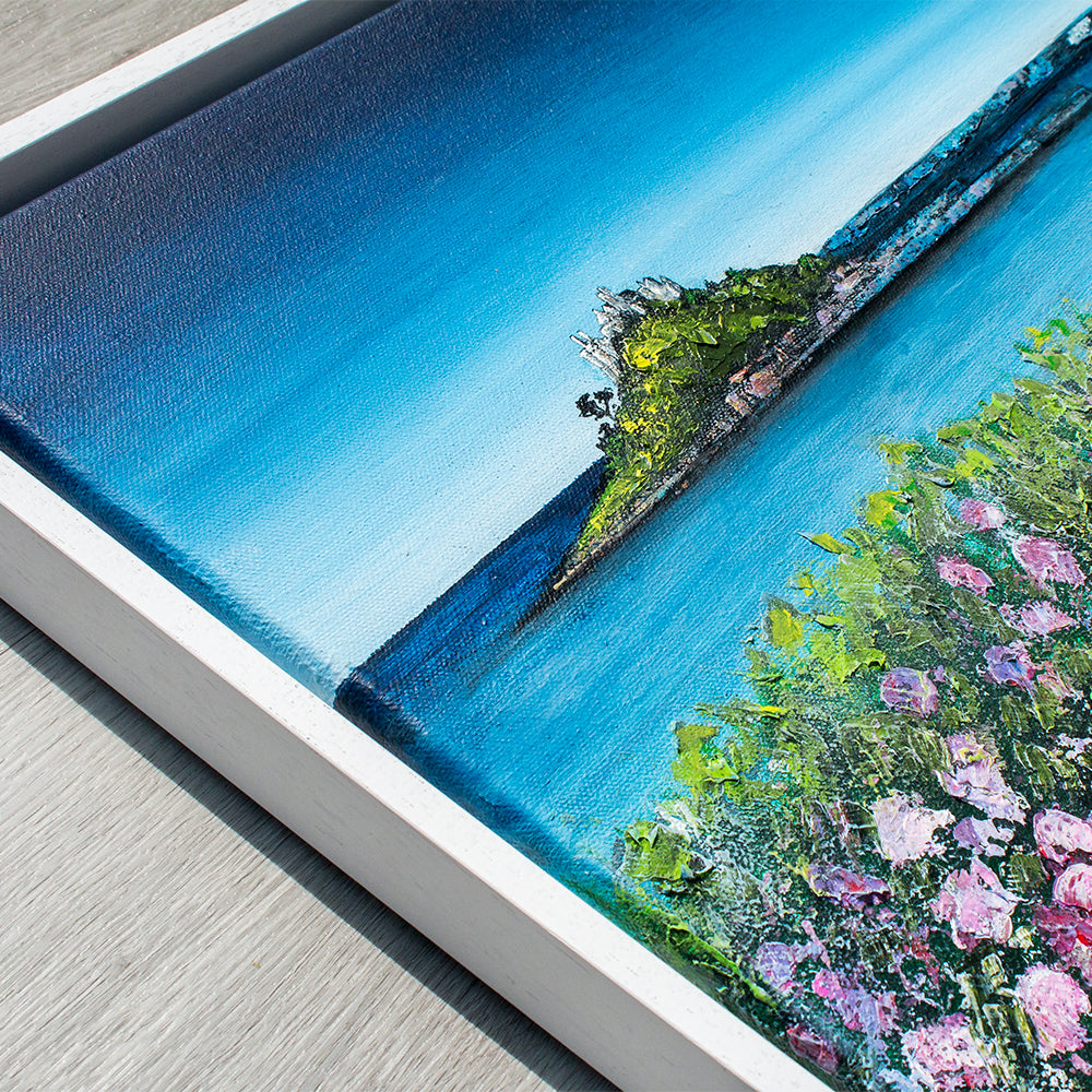 Sea Thrift through to St Michael's Mount Original Art