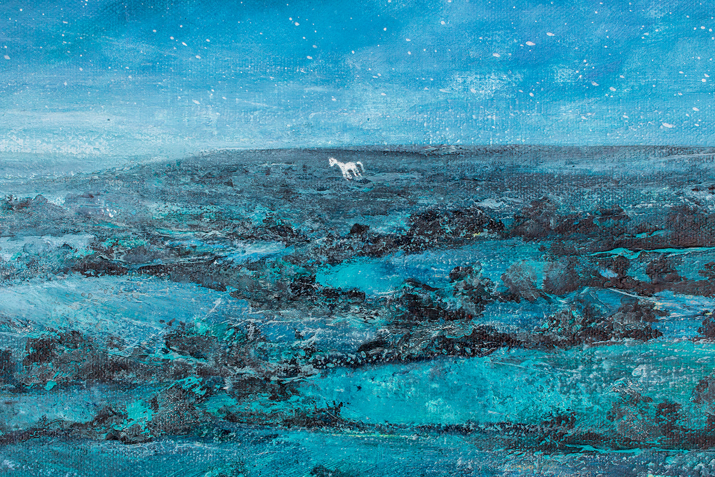 Nightfall on the Downs Original Art