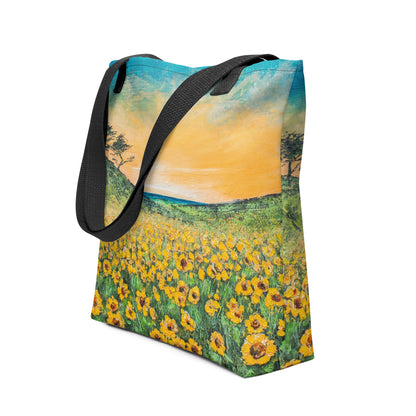 Cornish Sunflowers Tote Bag