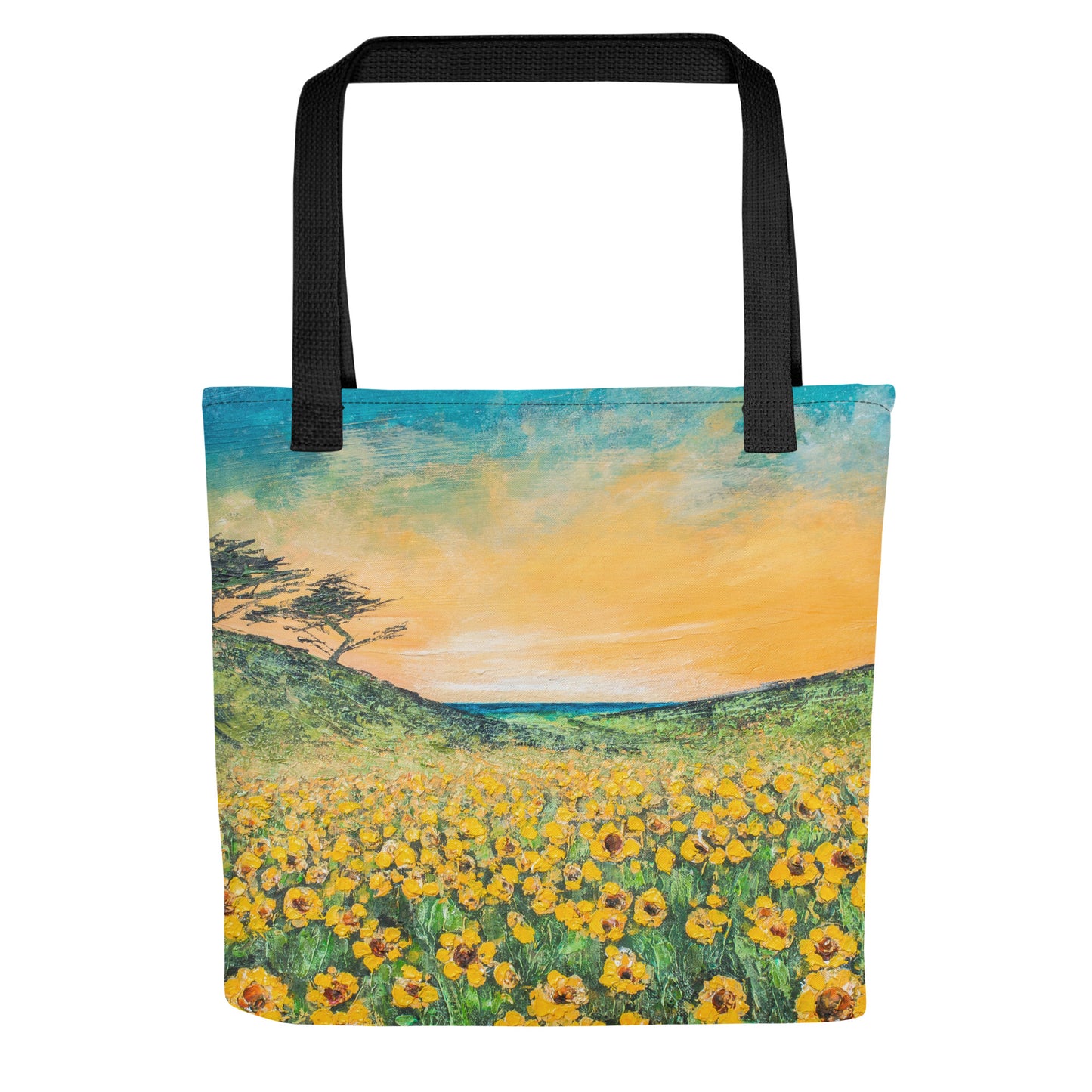 Cornish Sunflowers Tote Bag