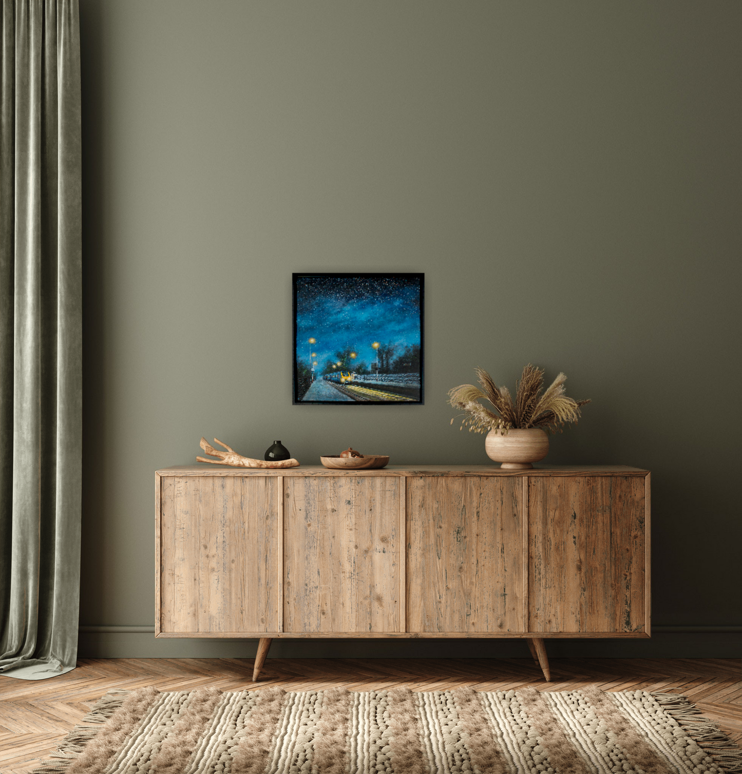 Last Train Home Original Art