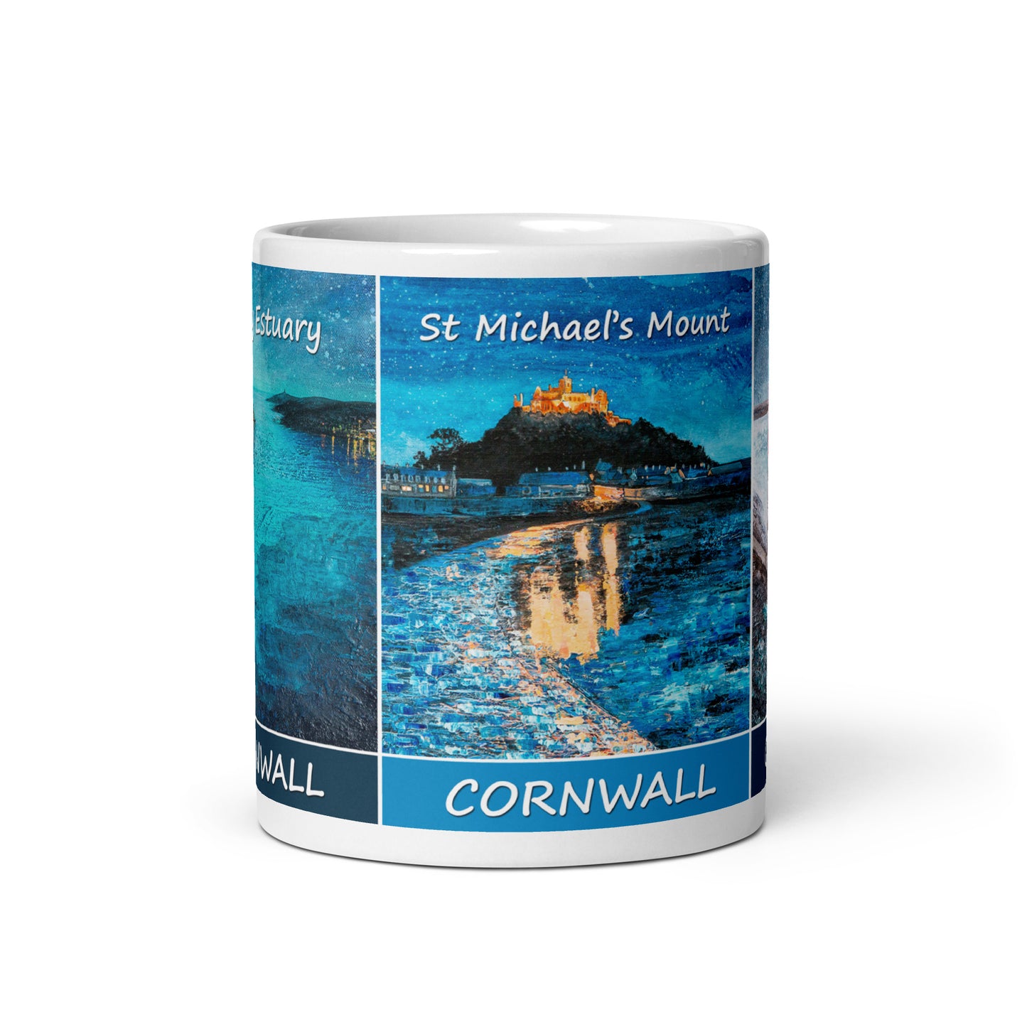 Cornish Blues Postcard Mug