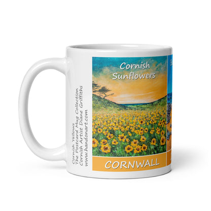 Cornish Yellows Postcard Mug
