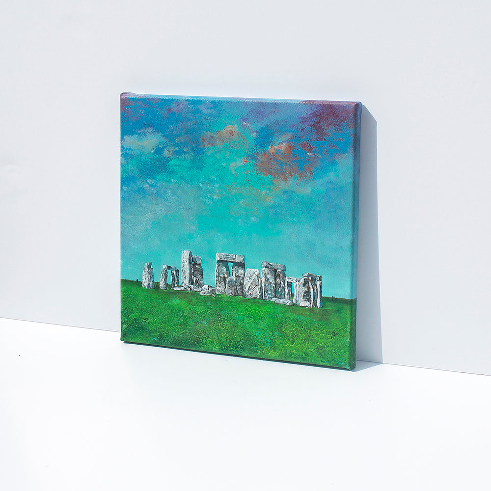 Visiting Stonehenge Original Art