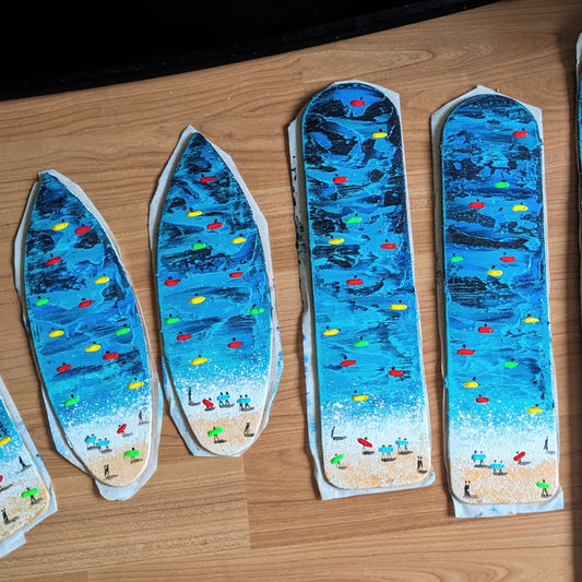 Surf Classic Collab - Hand Painted Mini Boards