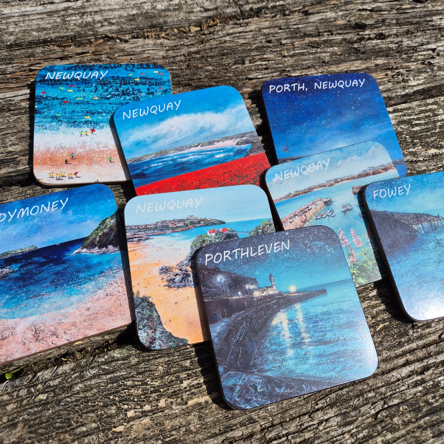 Evening Harbour Stroll (Porthleven) Coaster