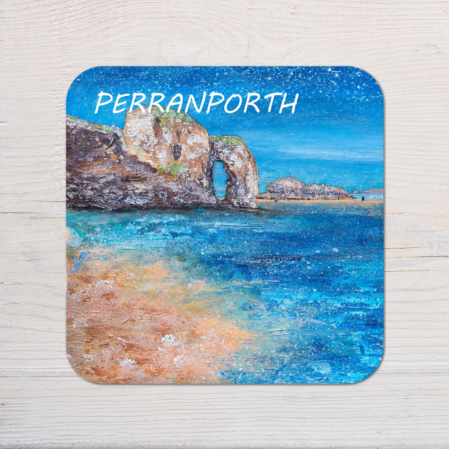 Arch Rock Perranporth Coaster