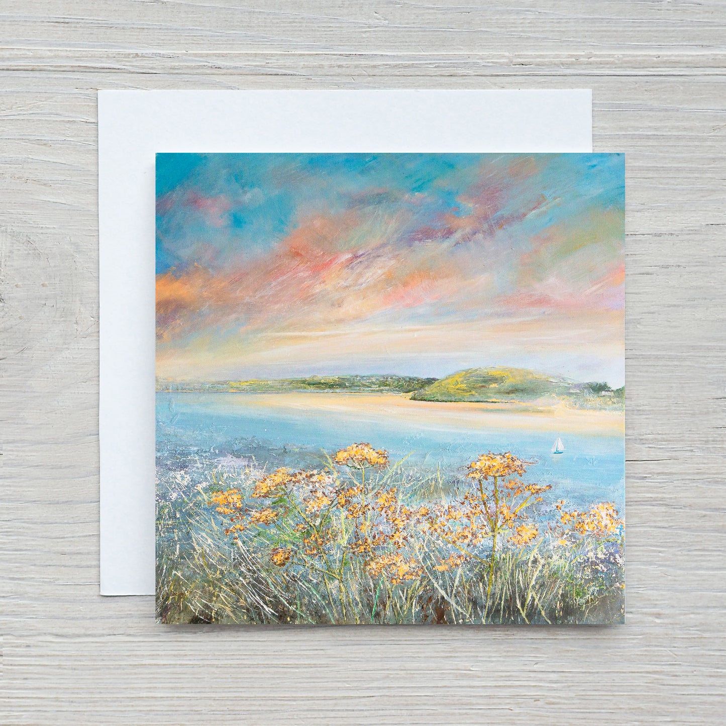 Daymer Bay Camel Estuary Greeting Card