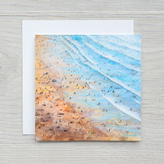 Summer on Fistral Greeting Card