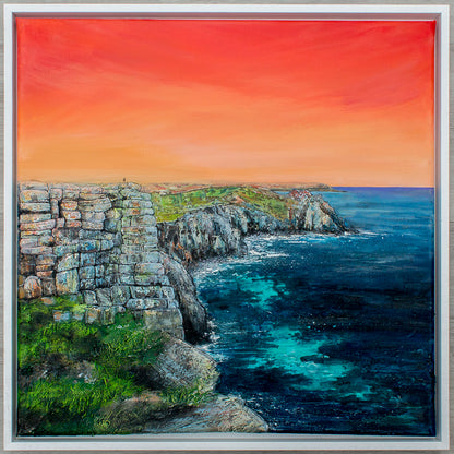 Land's End Sunset Original Art