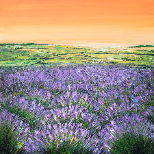Lavender Farm Original Art