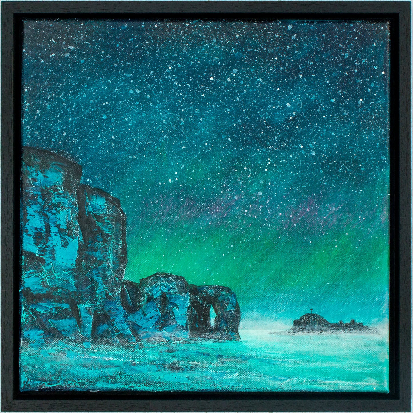 Misty Evening Perranporth Original Art
