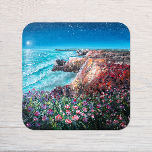 Peace at Bedruthan Steps Coaster