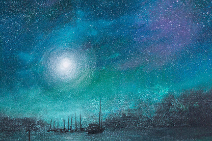 Moonmist Over The Gannel Original Art