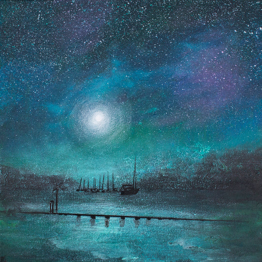 Moonmist Over The Gannel Original Art