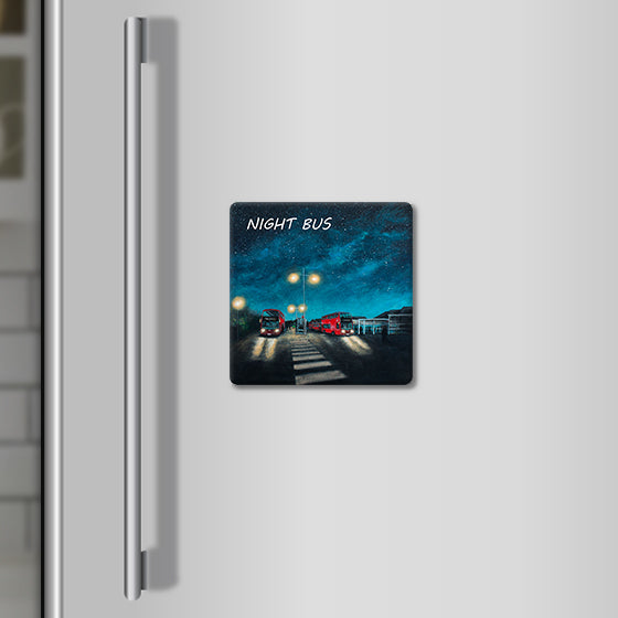 Night Bus Magnet