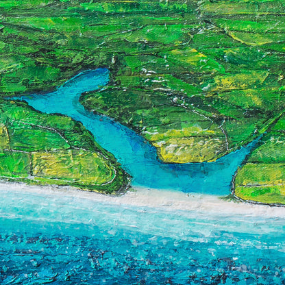 Our Treasured View Porthleven Original Art