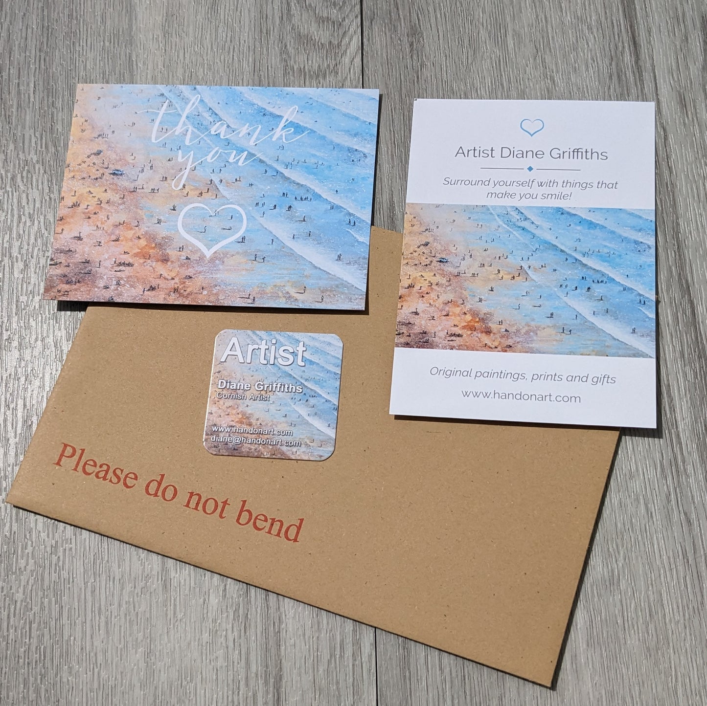 Perranporth Beach Greeting Card