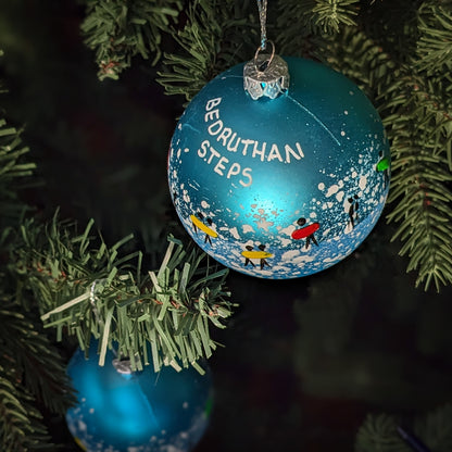 Hand Painted Bauble - Bedruthan Steps - Choose Colour
