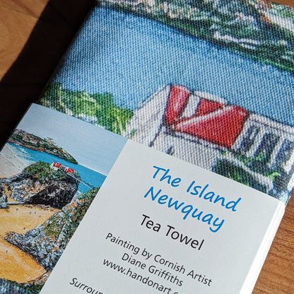 The Island Newquay Tea Towel