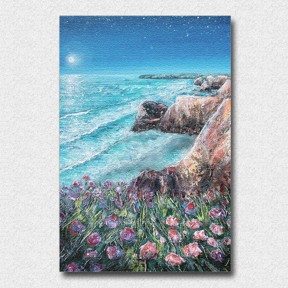 Peace at Bedruthan Steps Tea Towel