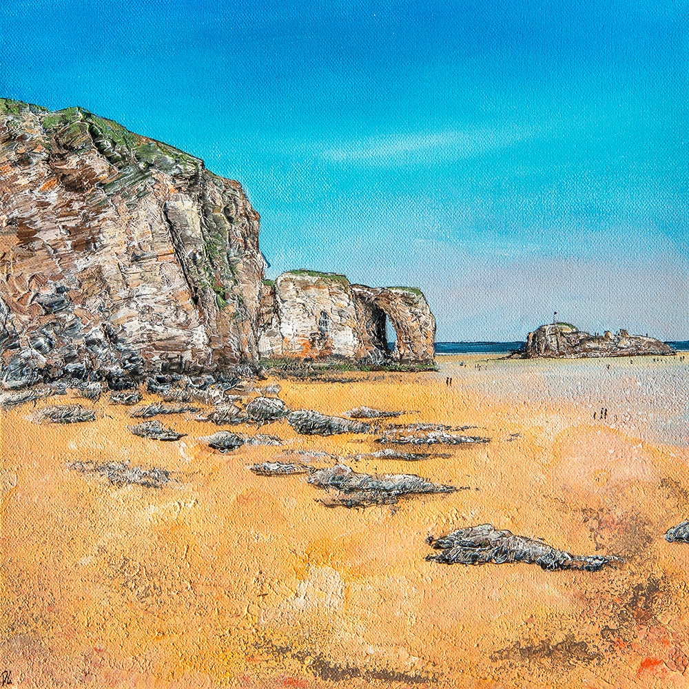 Perranporth Beach Greeting Card