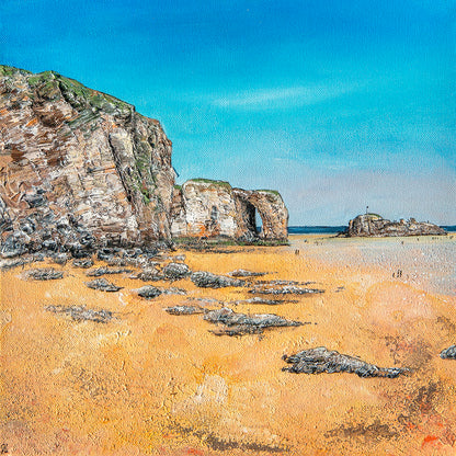 Perranporth Beach Greeting Card