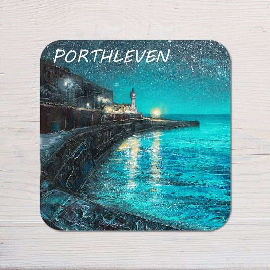 Evening Harbour Stroll (Porthleven) Coaster