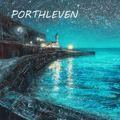 Evening Harbour Stroll, Porthleven Magnet
