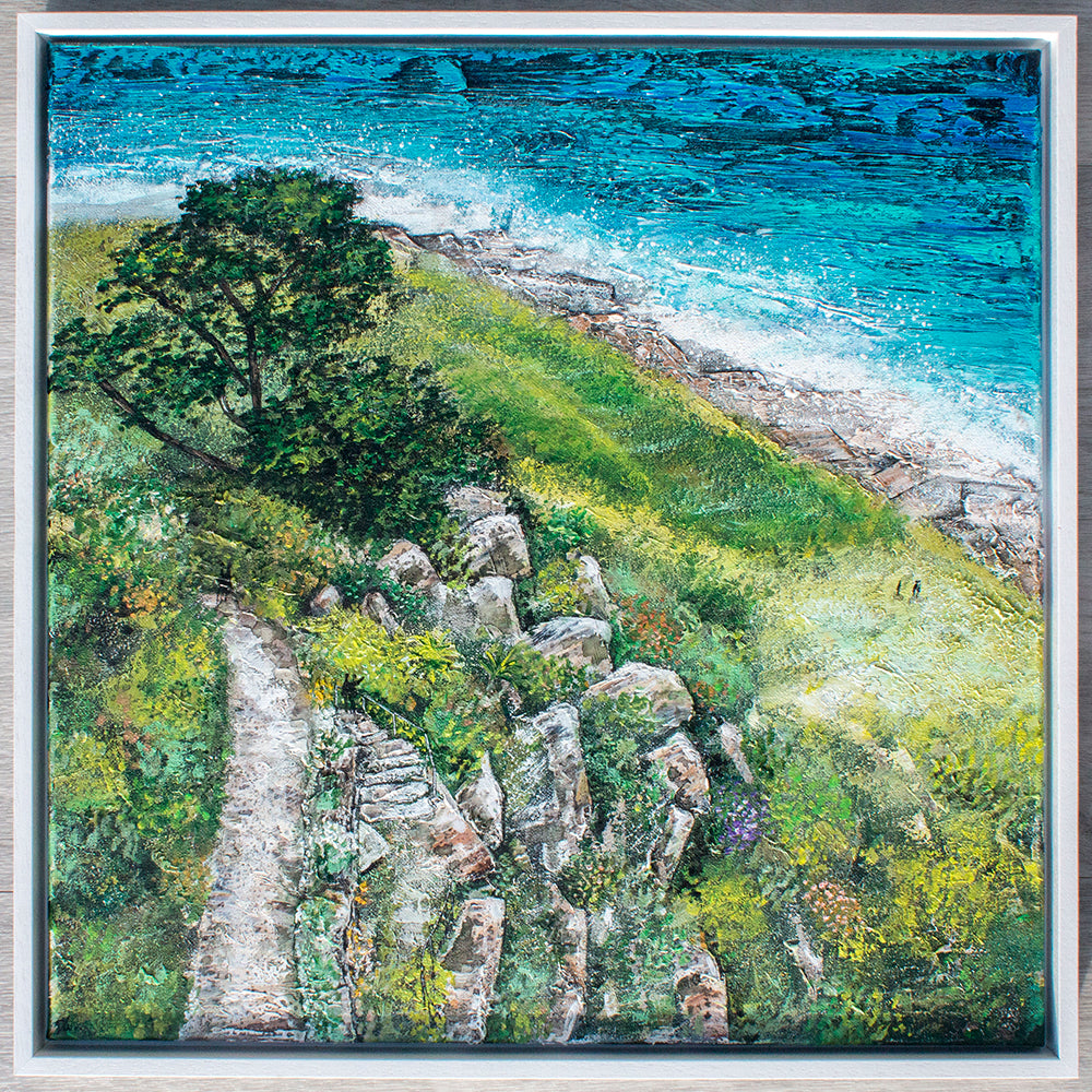 The Gardens Down to the Sea II Original Art (St Michael's Mount)