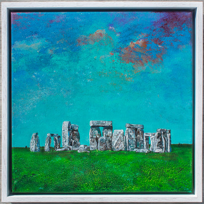 Visiting Stonehenge Original Art